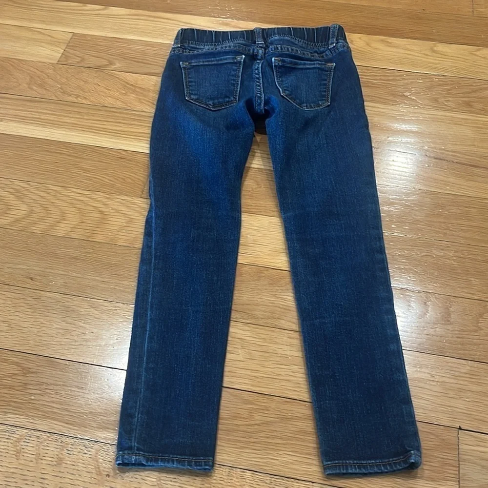 Gap kids girls legging jeans with cut patches size 6 regular .